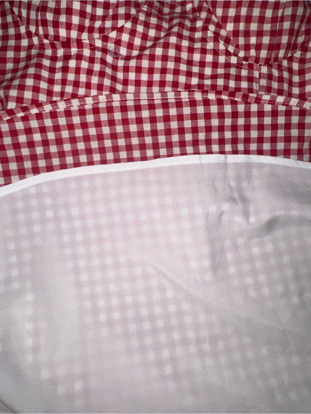 Princess Polly Red & White Gingham Mini Dress Size US 4 NWT - Picture 7 of 8